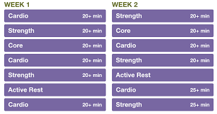 get back to you with this 4 week workout plan