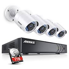 Protect your family and home. Annke Surveillance Camera System 8ch 3mp Cctv Dvr Recorder With 1tb Hard Drive And 4 Ultra Cle Surveillance Camera Security Cameras For Home Security Camera