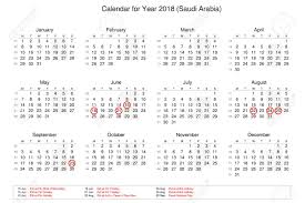 An updated list of 2019 public holidays has been issued by the ministry of interior. Calendar Of Year 2018 With Public Holidays And Bank Holidays Stock Photo Picture And Royalty Free Image Image 91393541