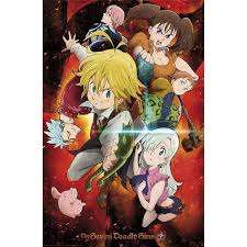 < stay tuned and never miss a news anymore! The Seven Deadly Sins Characters Femme Poster Multicolore Cdiscount Maison
