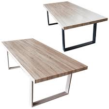 Fabrication table à manger design en bois et métal. Grande Table A Manger En Mdf Imitation Bois En Promotion