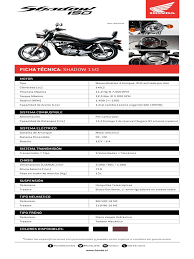 Ficha Tecnica Shadow 150