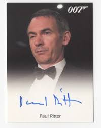 Paul Ritter as Guy Haines James Bond 2009 Archives Autograph Card Auto