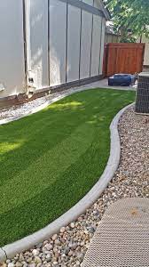 Plushgrass Turf Backyard Side Yard Landscaping Artificial Turf Backyard