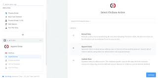 Select Data Refresh Clicdata And Zapier Integration Onboarding Process Data Visualization Tools Onboarding Checklist