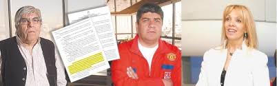 Resultado de imagen para Hugo Moyano, a su mujer y a su hijo Pablo