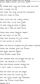 Image Result For Guitar Chords For 7 Spanish Angels Spanishguitarlessons Easy Guitar Songs Song Lyrics And Chords Guitar Songs