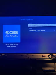 If you own an apple tv you can use the official cbs all access app from the apple store. Cbs All Access Apple Tv Channel Apple Community