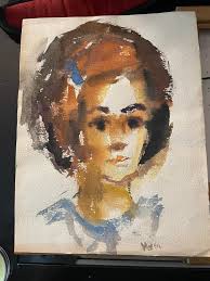 Who is the artist of this watercolor painting?