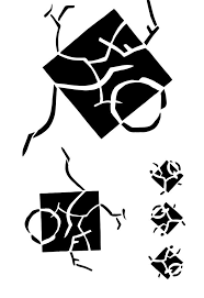 Haiku Stencil Leaf Stencil Stencils Stencil Patterns