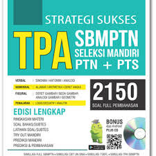 Soal tes kemampuan dan potensi akademik (tkpa). Promo Strategi Sukses Tpa Sbmptn Kota Depok Cerdas Media Tokopedia