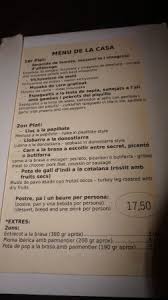 Restaurant la vila, pals ảnh: Carta Fotografia De Restaurant La Vila Pals Tripadvisor