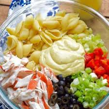 Salade De Pates Au Crabe Nouvelle Vitalite Get Allrecipes Pates Au Crabe Salade De Pates Recettes De Cuisine