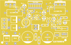 This board can convert stereo audio input to. 150 Watts Mono Amplifier Board Diy With 2sc5200 2sa1943 Tda7294 Share Project Pcbway