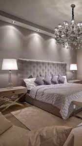 Luxury Bedroom Design Luxury Chandelier White Table Lamp Silver Bed Modern Bedroom Decor Master For Couples Modern Master Bedroom Decor Luxurious Bedrooms