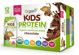 Orgain Kids Protein Organic Nutritional Shake Chocolate 8 25 Ounce 12 Count Nutrition Shakes Meal Replacement Drinks Breakfast Snacks