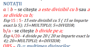 Cand vreau sa spun unghiul a notez a cu ^ deasupra. Divizor Multiplu Teorie Exercitii Rezolvate Matematica Jitaruionelblog Pregatire Bac Si Evaluarea Nationala 2021 La Matematica Si Alte Materii Materiale Lectii Formule Exercitii Rezolvate Matematica Gimnaziu Si Liceu Teste De Antrenament