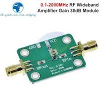 1/3PCS 0.1-2000MHz RF Wideband Amplifier Module Gain 30dB Low-Noise Amplifier LNA - AliExpress 1420