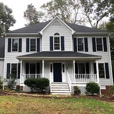 Check spelling or type a new query. Builders Edge 12 In X 64 In Louvered Vinyl Exterior Shutters Pair In Black 010120064002 The Home Depot