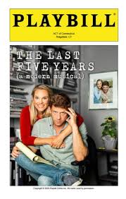 The Last Five Years Preview Playbill by actofct