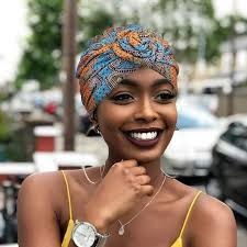 Head Scarf SATINIOR 4 Pieces African Pattern Headwrap Pre-Tied Bonnet  Turban Turbans For Women