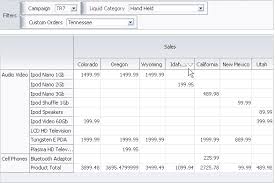 Using Pivot Table Components