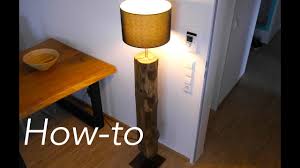 Diy Baumstamm Lampe Selber Bauen Youtube