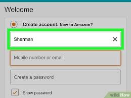 If you are using the amazon shopping app. 3 Ways To Make An Amazon Account Wikihow