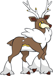 Pokemon 6587 Shiny Sawsbuck Winter Pokedex Evolution Moves