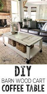 Join associate wendy mansfield & diy blogger ana white as they construct an outdoor coffee table. Diy Barn Wood Cart Coffee Table Perfect For Storage Too Come Check Out The Free Plans And Diy Youtube Video Tutoria Coffee Table Wood Cart Diy Coffee Table