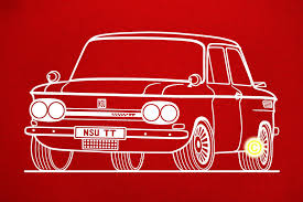 He has, among other things, 2 webers, a sports chair and a roll cage. Nsu Tt Oldtimer T Shirt De