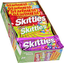 skittles starburst variety pack cans