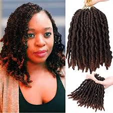 In many african tribes, braided hairstyles were a unique way to identify each tribe. 6 Pack Pre Twisted Spring Twist Crochet Braids 8 Inch Pre Looped Passion Twist Hair For Bob Spring Twists Short Curly Fluffy Twist Braiding Hair Extensions 15strandspack T30 Buy Products Online With Ubuy