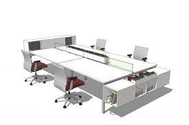 Typical Details Inscape Corporation Office Workspace Open Office Sketch Up Model