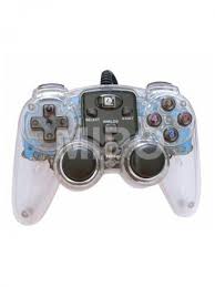 Gamepad Usb Single Analog Transparant Single Stick Pc Dual Shock Usb Pc Controller Joystick Joypad Transparant With Led Lig Dualshock Game Controller Joystick