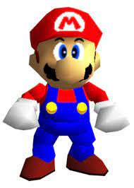 Mario S Super Mario 64 Model Super Mario 64 Super Mario Memes Super Mario Mario