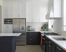 Home Kitchen Remodeling Kitchen Backsplash Trends Two Tone Kitchen Cabinets White Kitchen Tiles