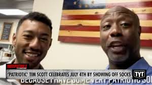 Tim Scott's Lame Attempt At Showing Off His 'Patriotism'