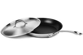 Oven, broiler and grill safe up to 500°f/260. Viking 5 Ply Nonstick Fry Pan With Lid 12 Inch Professional Cookware Cutlery And More