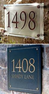 Very Unique And Classy Address Plaques Engraved In Crystal And Stone Address Plaque Design Porch Decorating