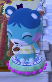 She was absent from wild world and returns in city folk. Animal Crossing Pocket Camp Bluebear Animal Crossing Characters Animal Crossing Pocket Camp Animal Crossing