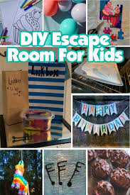 You can make them as simple or complex as you like. Diy Escape Room For Kids Birthday Party Edition