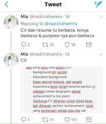 Karenanya cv lebih panjang ketimbang resume. Job Malaysia Beza Antara Cv Dan Resume Perkara Penting Facebook