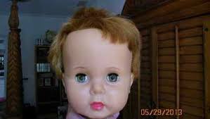 Doll's Head Only, Rare and very HTF Straight Blond Hair Pixie cut Penny  Playpal