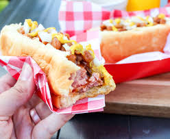 Hot dogs become something brand new with this recipe from the midnight baker. Franks N Beans Hot Dog