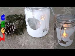 Wie kann man windlichter basteln? Winterglas Basteln Windlicht Dekoidee How To Make Frozen Lantern Dekop Banki Podsvechnik Youtube
