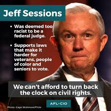 Call 1-888-704-9446 and tell legislators that Jeff Sessions is unfit to be  Attorney General.