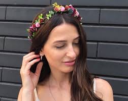 Couronne de fleurs de mariage couronne de fleurs pour adultes casque de  fleurs de mariée blush couronne de fleurs de mariée bordeaux bandeau de  fleurs de mariée halo de couronne de fleurs de mariage