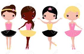 Happy Multicultural Ballerinas Vector Cartoon Illustration Royalty Free Cliparts Vectors And Stock Illustration Image 27900726 A teacher, or a ballerina? happy multicultural ballerinas vector cartoon illustration