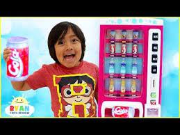 Ryan Pretend Play With Vending Machine Soda Kids Toys Youtube Kids Pretend Play Kids Toys Ryan Toys